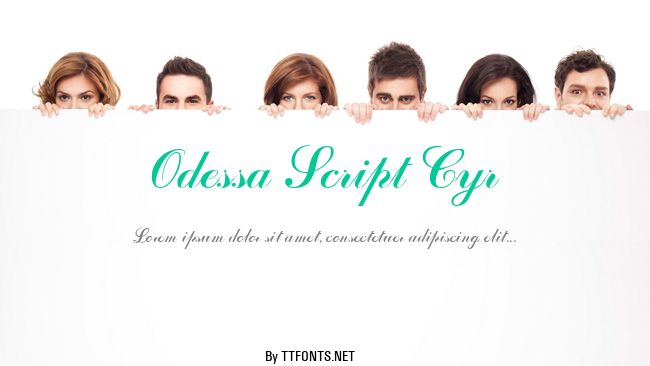 Odessa Script Cyr example
